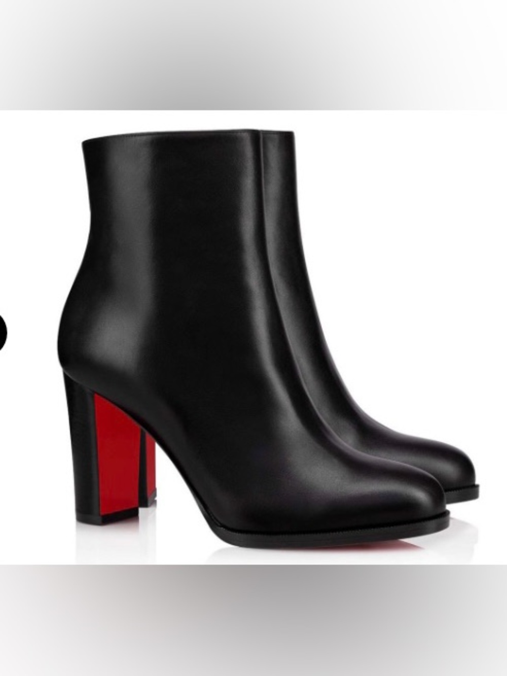 Christian Louboutin Adox 85 Calf Couio Heel Boots. NWT.
